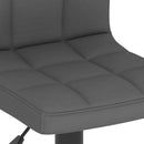 vidaXL sötétszürke szövet bárszék