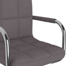 vidaXL tópszínű szövet bárszék