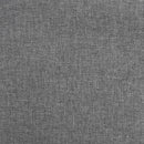 vidaXL világosszürke szövet bárszék