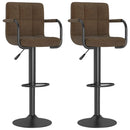 vidaXL 2 db barna szövet bárszék