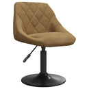 vidaXL barna bársony bárszék