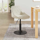 vidaXL krémszínű bársony bárszék