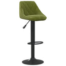 vidaXL világoszöld bársony bárszék