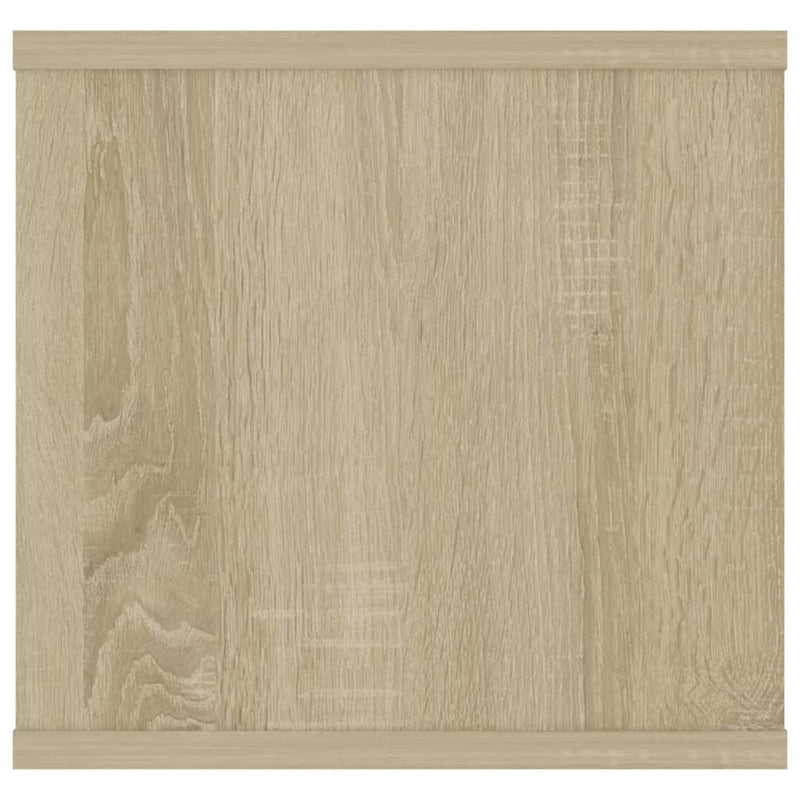vidaXL sonoma tölgy színű szerelt fa fali polc 102 x 30 x 29 cm