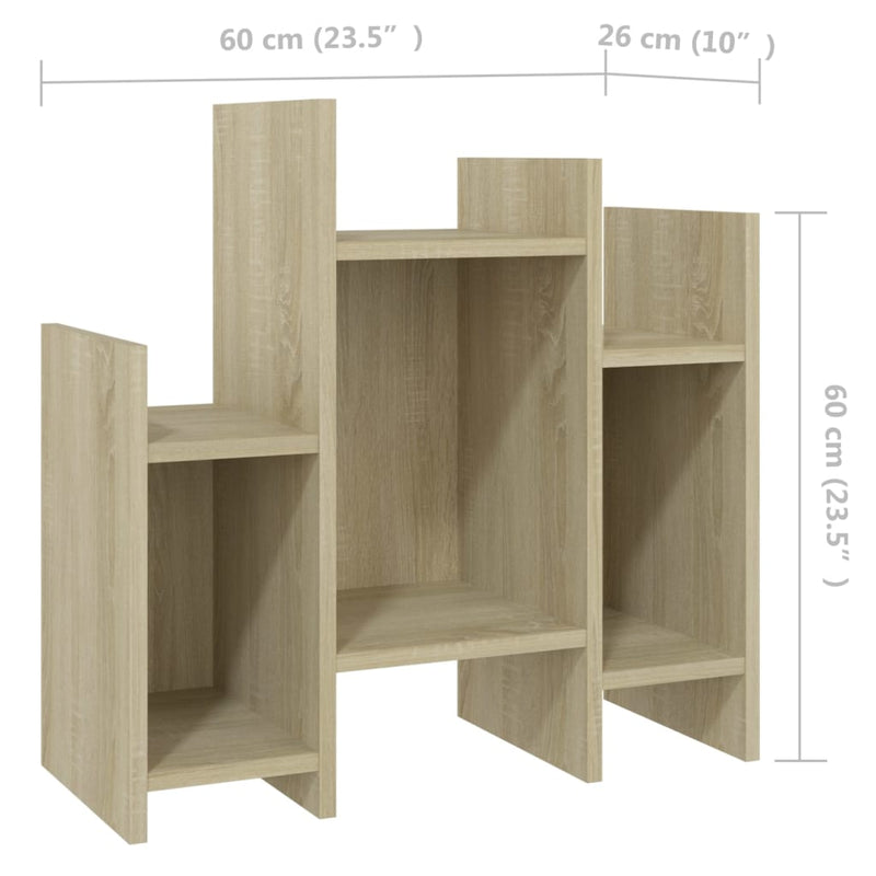 vidaXL sonoma tölgy színű szerelt fa kisszekrény 60 x 26 x 60 cm