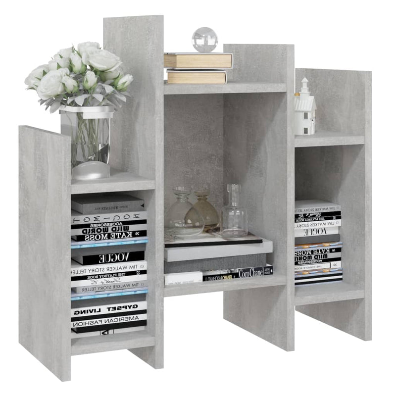 vidaXL betonszürke szerelt fa kisszekrény 60 x 26 x 60 cm