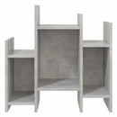 vidaXL betonszürke szerelt fa kisszekrény 60 x 26 x 60 cm