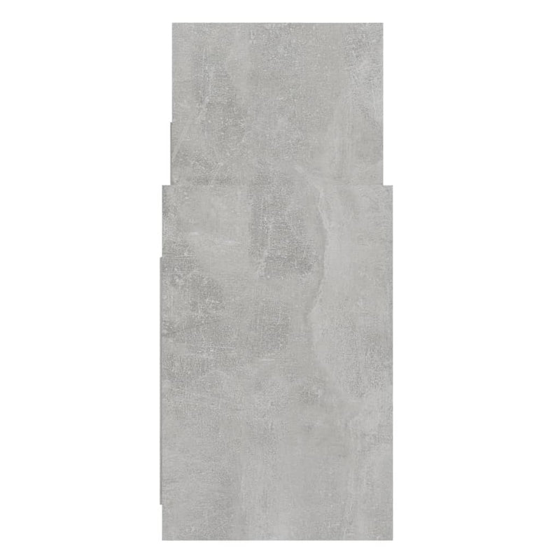 vidaXL betonszürke szerelt fa kisszekrény 60 x 26 x 60 cm