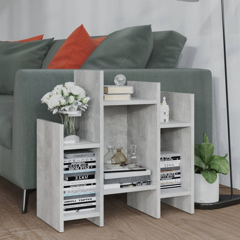vidaXL betonszürke szerelt fa kisszekrény 60 x 26 x 60 cm