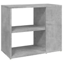 vidaXL betonszürke szerelt fa kisszekrény 60 x 30 x 50 cm