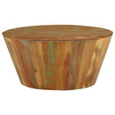 vidaXL tömör újrahasznosított fa dohányzóasztal Ø65 x 31 cm
