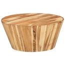 vidaXL tömör akácfa dohányzóasztal Ø65 x 31 cm