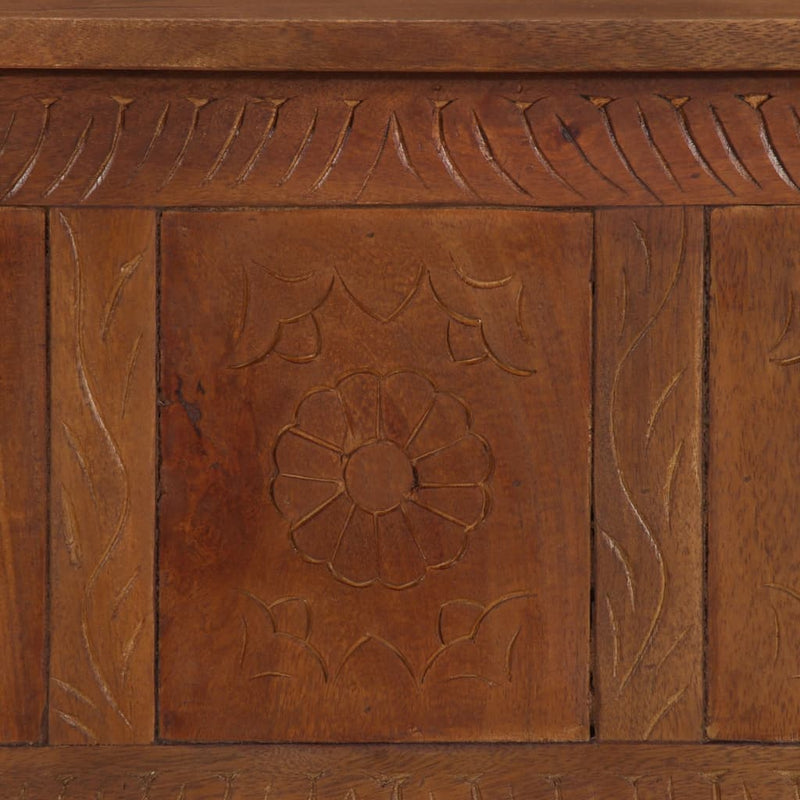 vidaXL tömör mangófa tárolóláda 110 x 30 x 40 cm