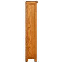 vidaXL 4 szintes tömör tölgyfa könyvespolc 70 x 22 x 110 cm