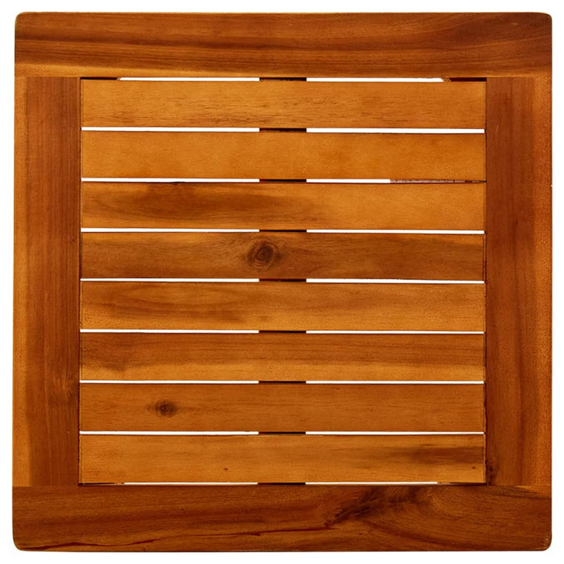 vidaXL tömör akácfa kerti dohányzóasztal 45 x 45 x 36 cm