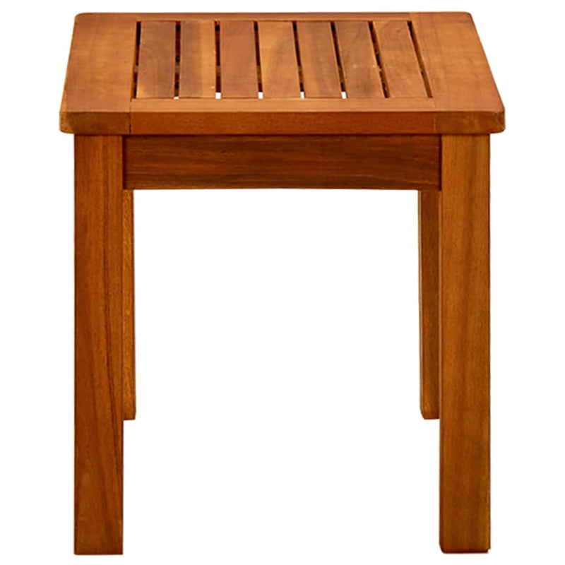 vidaXL tömör akácfa kerti dohányzóasztal 50 x 35 x 36 cm
