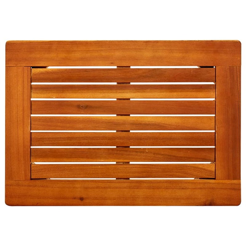 vidaXL tömör akácfa kerti dohányzóasztal 50 x 35 x 36 cm