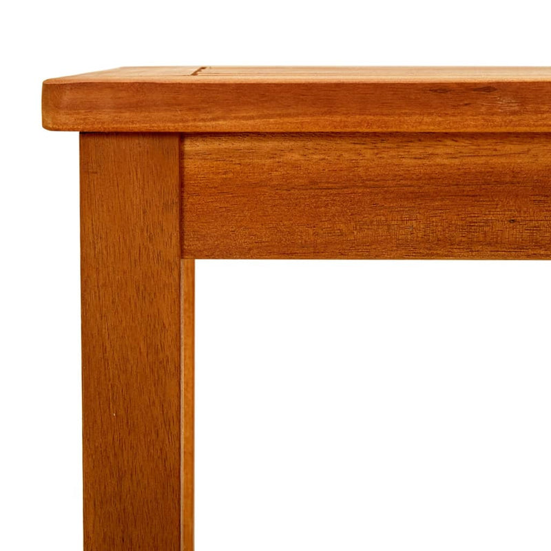 vidaXL tömör akácfa kerti dohányzóasztal 70 x 40 x 36 cm