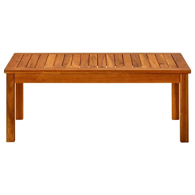 vidaXL tömör akácfa kerti dohányzóasztal 90 x 50 x 36 cm