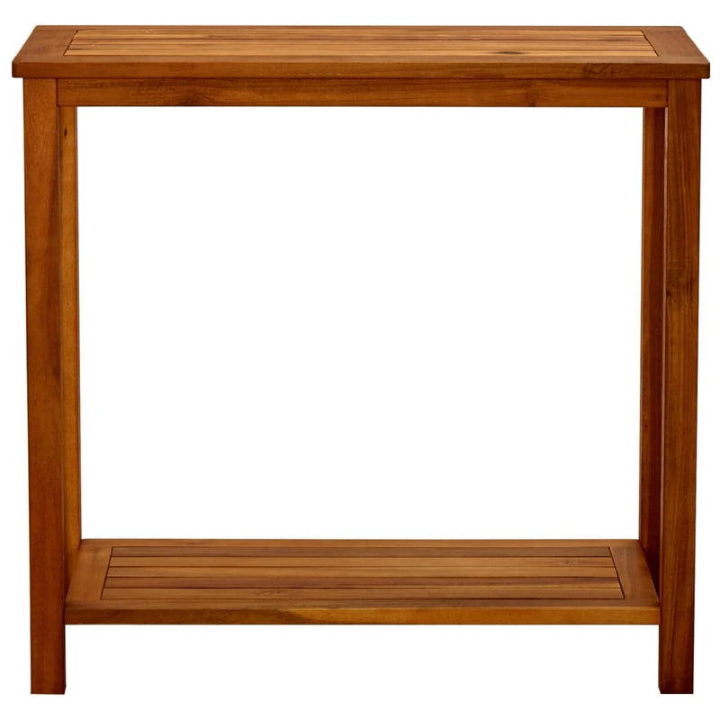 vidaXL tömör akácfa kerti tálalóasztal 80 x 35 x 75 cm