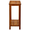 vidaXL tömör akácfa kerti tálalóasztal 80 x 35 x 75 cm