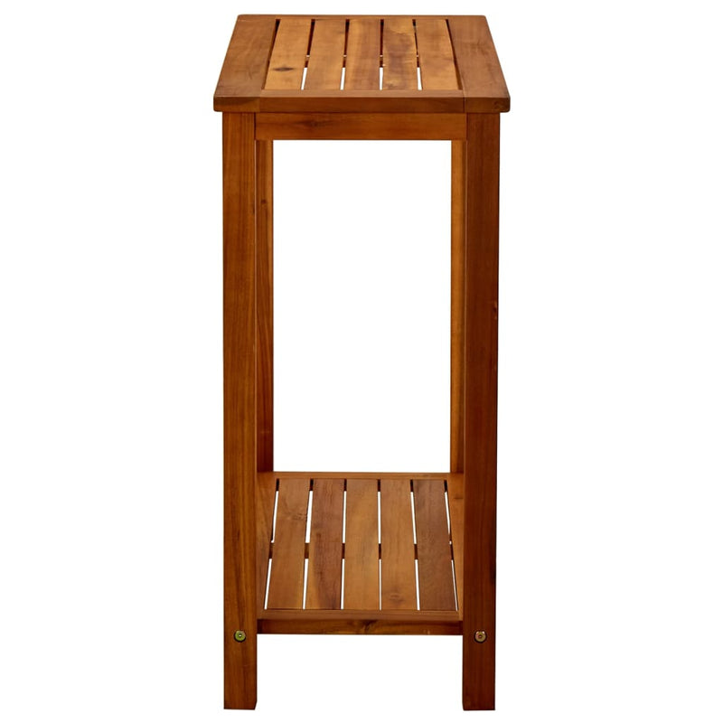 vidaXL tömör akácfa kerti tálalóasztal 80 x 35 x 75 cm