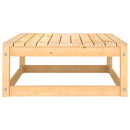 vidaXL 2 db tömör fenyőfa kerti lábtartó párnával