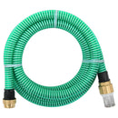 vidaXL zöld PVC szívótömlő sárgaréz csatlakozókkal 1,1" 3 m