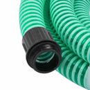 vidaXL zöld PVC szívótömlő sárgaréz csatlakozókkal 1,1" 10 m