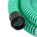 vidaXL zöld PVC szívótömlő sárgaréz csatlakozókkal 1,1" 25 m