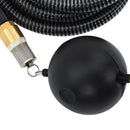 vidaXL fekete PVC szívótömlő sárgaréz csatlakozókkal 1,1" 3 m