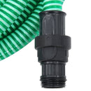 vidaXL zöld PVC szívótömlő PVC csatlakozókkal 1" 10 m