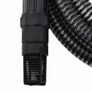 vidaXL fekete PVC szívótömlő PVC csatlakozókkal 1" 4 m