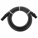 vidaXL fekete PVC szívótömlő PVC csatlakozókkal 1" 7 m