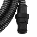 vidaXL fekete PVC szívótömlő PVC csatlakozókkal 1" 7 m