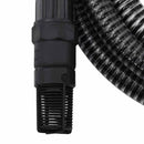 vidaXL fekete PVC szívótömlő PVC csatlakozókkal 1" 7 m