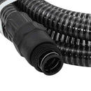 vidaXL fekete PVC szívótömlő PVC csatlakozókkal 1" 7 m