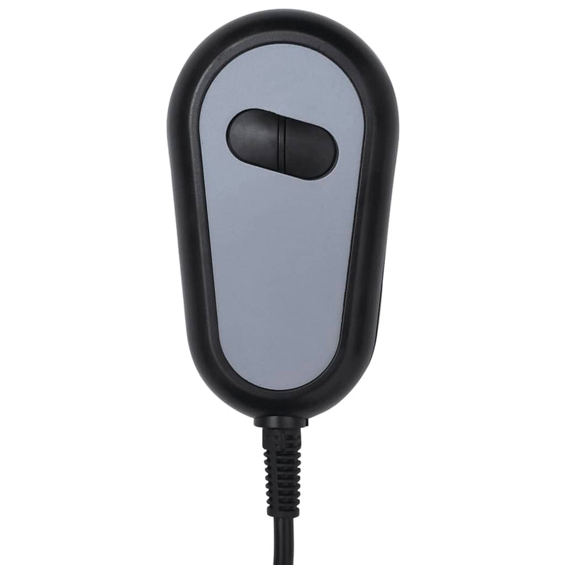 vidaXL fekete szövet elektromos masszázsfotel