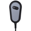 vidaXL krémszínű szövet elektromos masszázsfotel