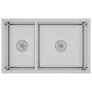 vidaXL rozsdamentes acél konyhai mosogató