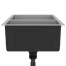 vidaXL rozsdamentes acél konyhai mosogató