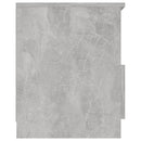vidaXL betonszürke szerelt fa éjjeliszekrény 40 x 40 x 50 cm