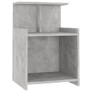 vidaXL betonszürke szerelt fa éjjeliszekrény 40 x 35 x 60 cm