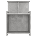 vidaXL betonszürke szerelt fa éjjeliszekrény 40 x 35 x 60 cm
