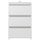 vidaXL fehér szerelt fa éjjeliszekrény 40 x 35 x 62,5 cm