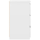 vidaXL 2 db fehér szerelt fa éjjeliszekrény 40 x 35 x 62,5 cm