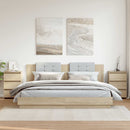 vidaXL 2 db sonoma tölgy színű szerelt fa éjjeliszekrény 40x35x62,5 cm