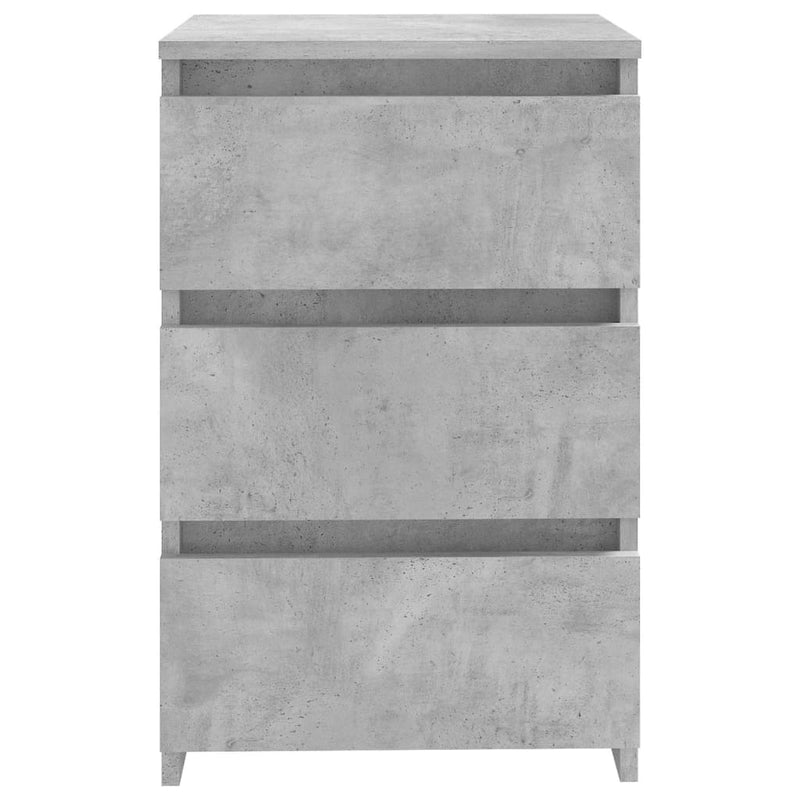 vidaXL betonszürke szerelt fa éjjeliszekrény 40 x 35 x 62,5 cm