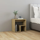 vidaXL 2 db sonoma tölgy színű szerelt fa éjjeliszekrény 40x30x40 cm