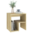 vidaXL 2 db sonoma tölgy színű szerelt fa éjjeliszekrény 40x30x40 cm